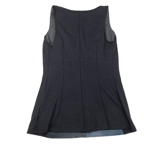 Velvet Short Sleeve Faux Leather Small - Picture 4 of 8